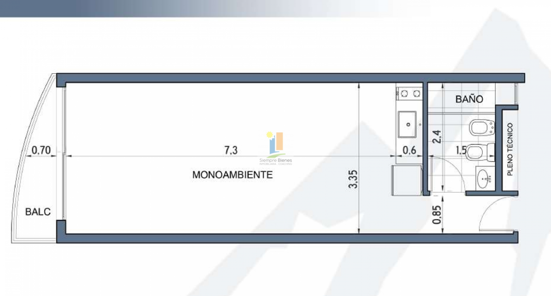 Venta monoambiente de categoria edificio en obra Carrodilla Mendoza